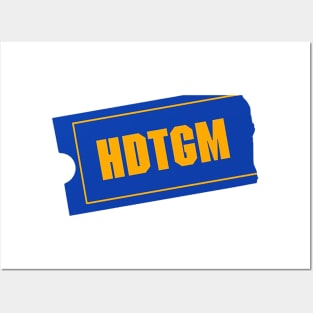 ticket hdtgm Posters and Art